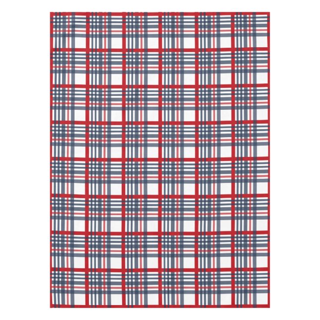 Plaid pattern tablecloth (Front)