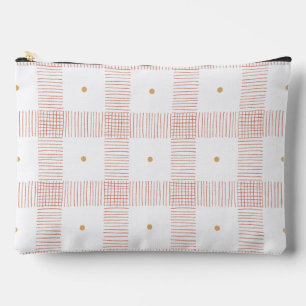 Plaid Pencil Strokes Accessory Pouch