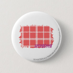 Plaid Pink 2 6 Cm Round Badge