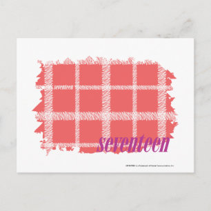 Plaid Pink 2 Postcard