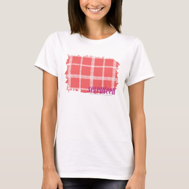 Plaid Pink 2 T-Shirt (Front)
