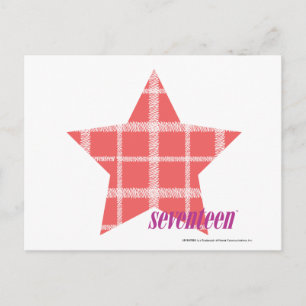 Plaid Pink 3 Postcard