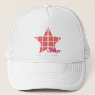 Plaid Pink 3 Trucker Hat
