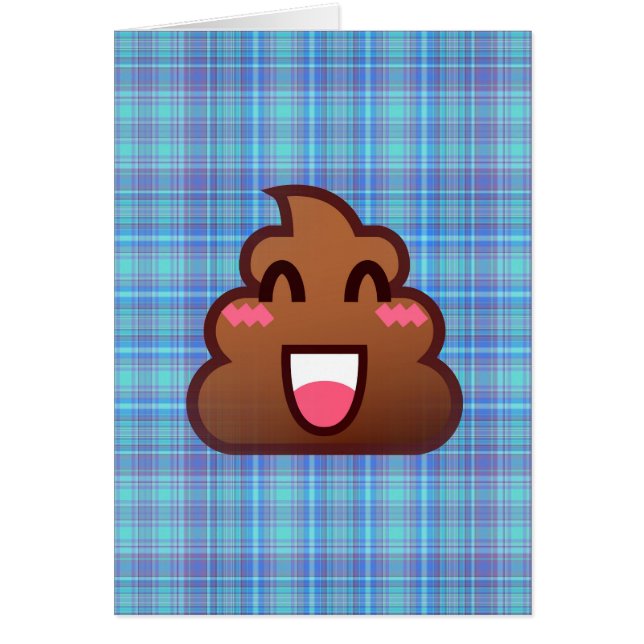 plaid poop emoji (Front)