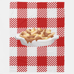 plaid poutine blanket