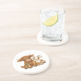 Plaid & Precious Pals Coaster