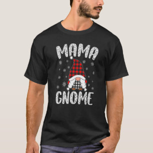 Plaid Print Hat Mama Gnomes Family Matching T-Shirt