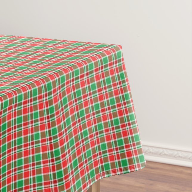 Plaid Print Tablecloth (In Situ)