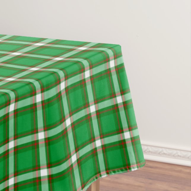 Plaid Print Tablecloth (In Situ)