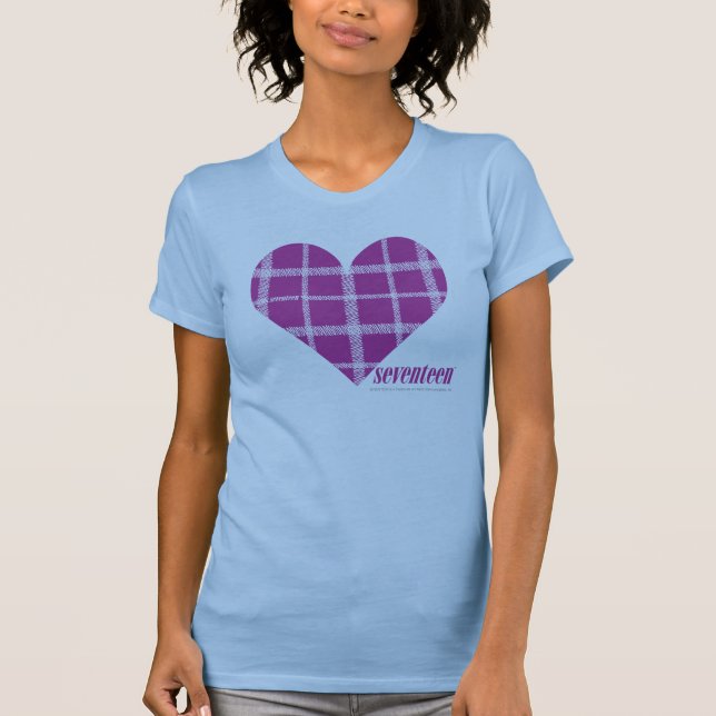 Plaid Purple 2 T-Shirt (Front)