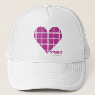 Plaid Purple 2 Trucker Hat