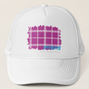 Plaid Purple 4 Trucker Hat