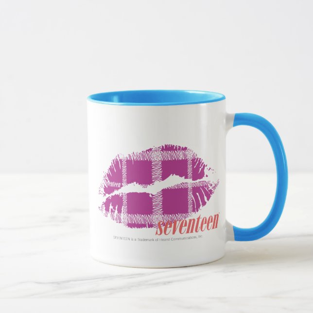 Plaid Purple Mug (Right)