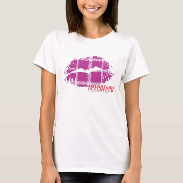 Plaid Purple T-Shirt (Front)