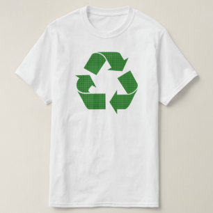plaid recycle T-Shirt