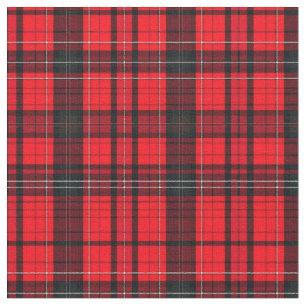 Plaid Red Traditional Tartan Popular Collection Fabric
