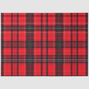 Plaid Red Traditional Tartan Popular Collection Tissue Paper