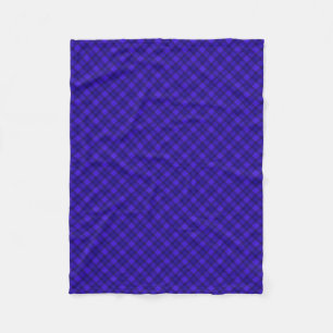 Plaid retro fleece blanket