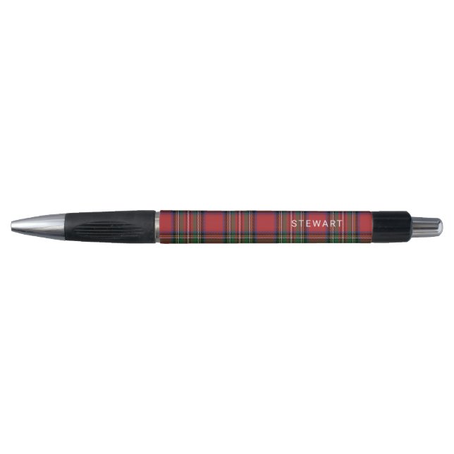 Plaid Rustic Red and Green Stewart Tartan (Front)