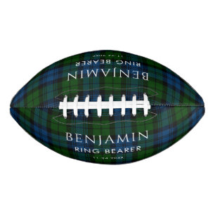 Plaid Rustic Ring Bearer Campbell Military Tartan American Football