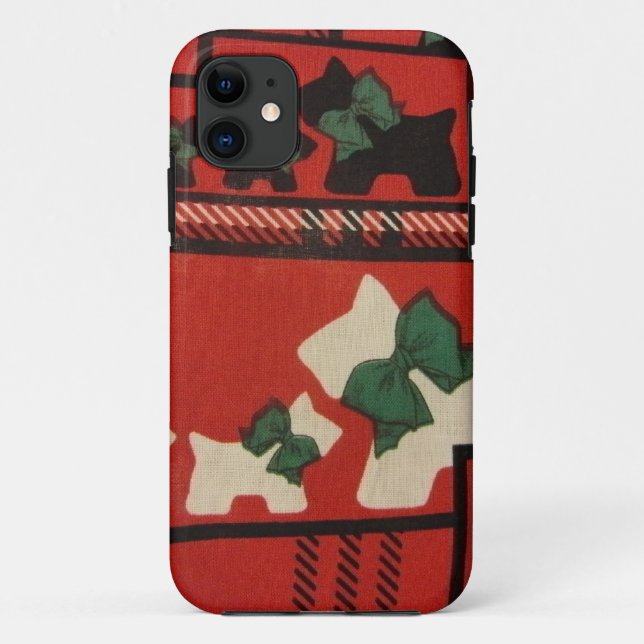 Plaid Scotties & Westies Case-Mate iPhone Case (Back)