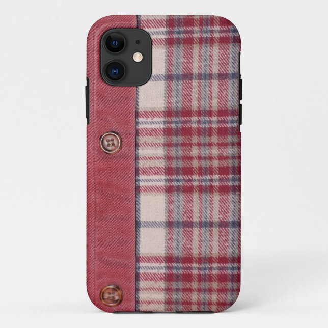 Plaid Shirt / Flannel Shirt pattern Case-Mate iPhone Case (Back)