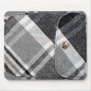 Plaid Shirt Mouse Mat