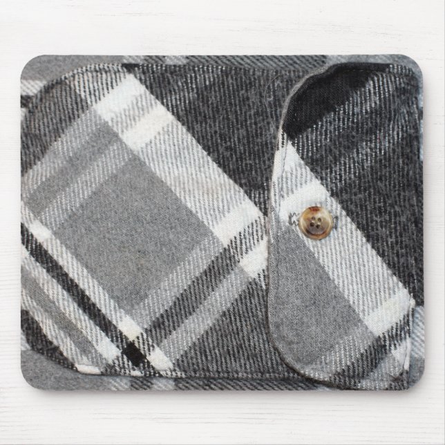 Plaid Shirt Mouse Mat (Front)
