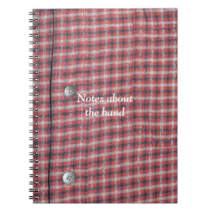 Plaid Shirt Notebook