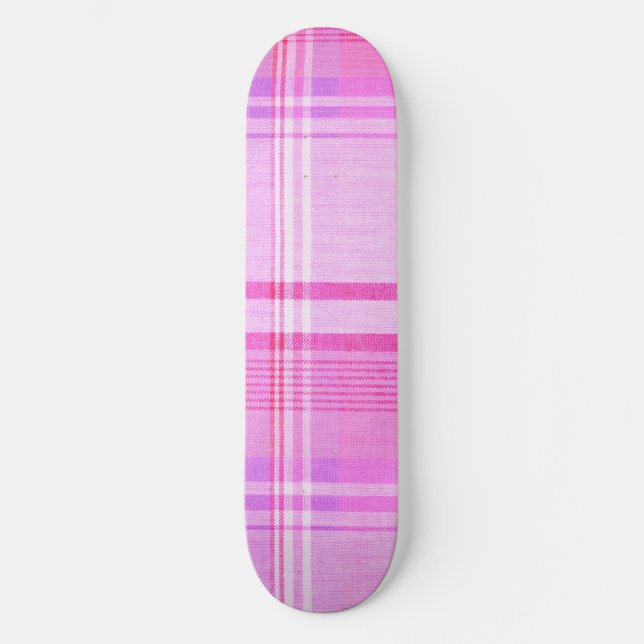 Plaid Skateboard Deck (Front)