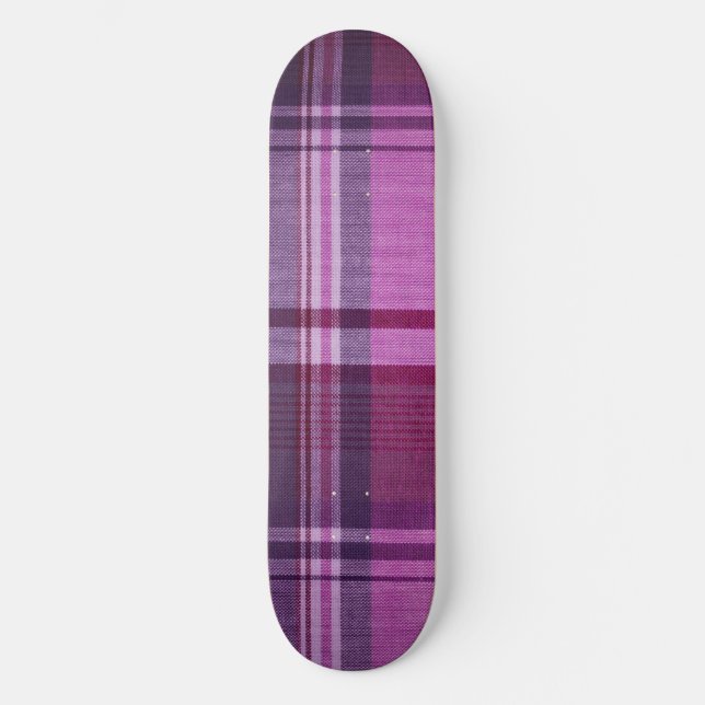 Plaid Skateboard Deck (Front)