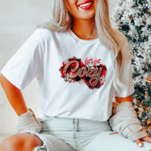 Plaid Snowflakes Winter T-Shirt