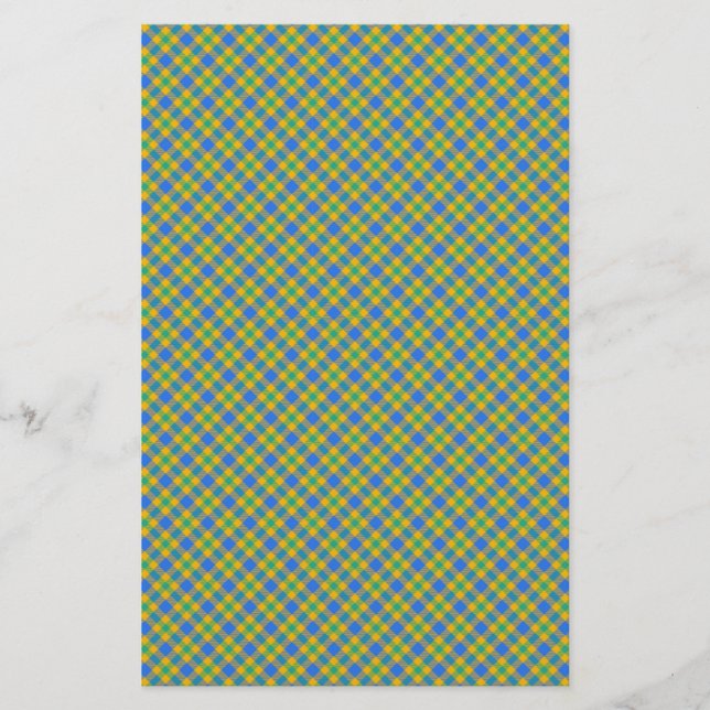 Plaid Stationery (Front)