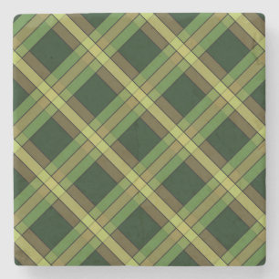 PLAID STONE COASTER
