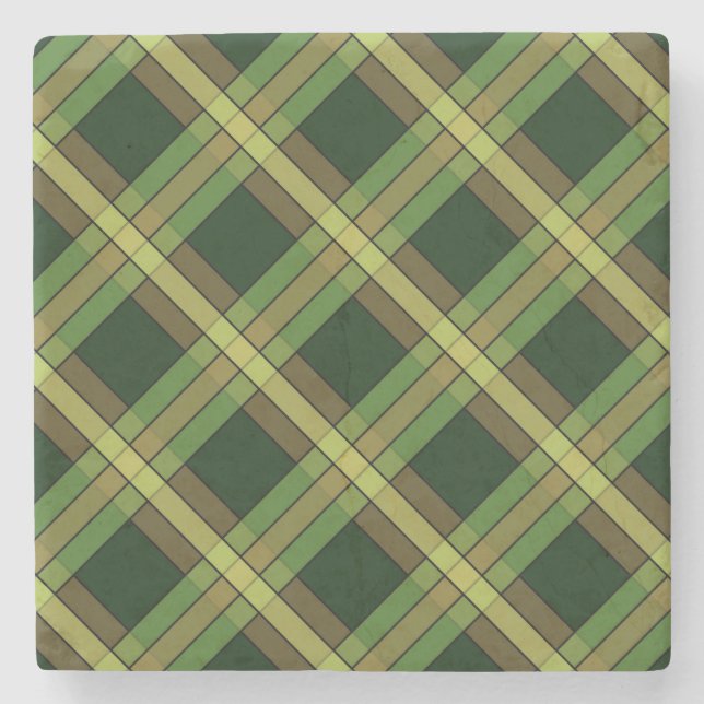 PLAID STONE COASTER (Front)