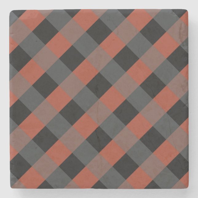 PLAID STONE COASTER (Front)
