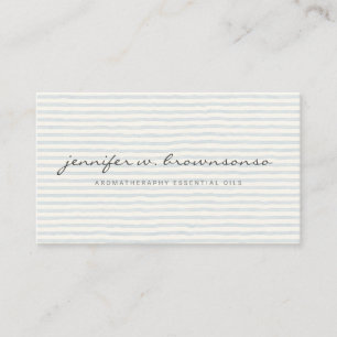 Plaid Striped Business Card