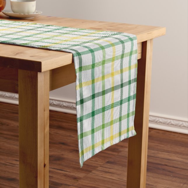 Plaid Table Runner (In Situ)