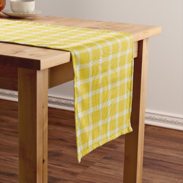 Plaid Table Runner (In Situ)