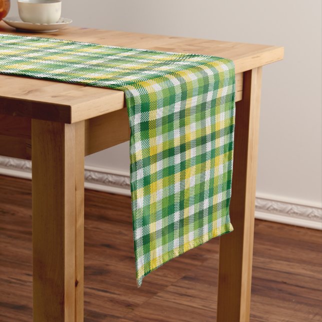 Plaid Table Runner (In Situ)