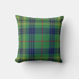 plaid tartan accent couch decorative pillow