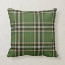 plaid tartan accent couch decorative pillow deer
