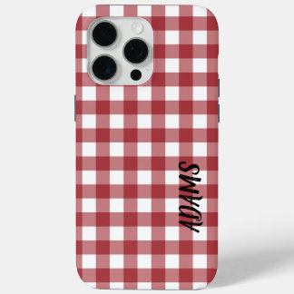 Plaid Tartan iPhone 15 Pro Max Case