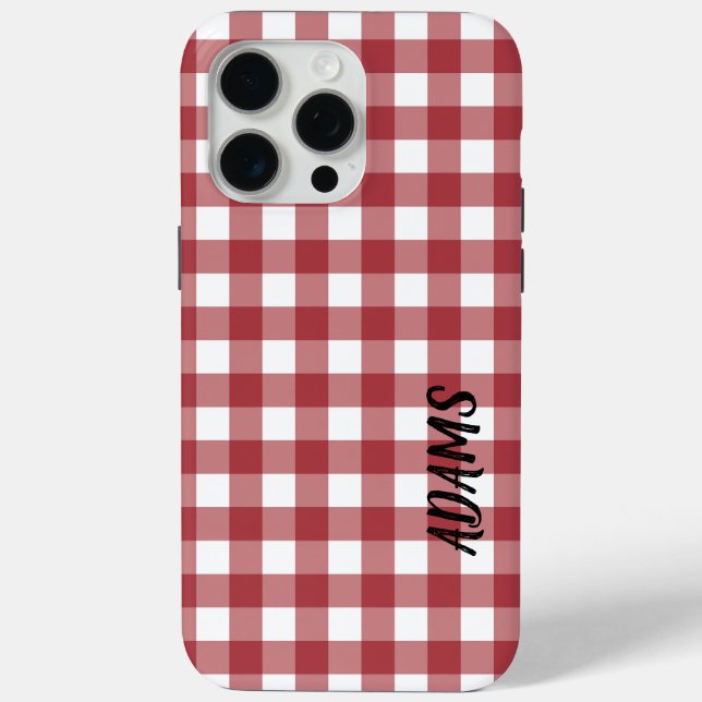 Plaid Tartan Case-Mate iPhone Case (Back)