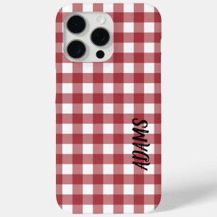 Plaid Tartan iPhone 15 Pro Max Case