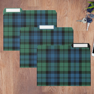 Plaid Tartan Clan Campbell Chequered File Folder