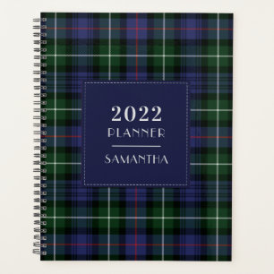 Plaid Tartan Clan MacKenzie 2022 Planner