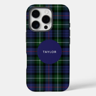 Plaid Tartan Clan MacKenzie Personalised iPhone 16 Pro Case