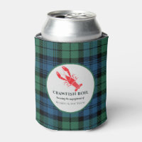 Plaid Tartan Crawfish Boil Engagement Party