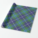 Plaid Tartan Douglas Chequered Pattern Wrapping Paper<br><div class="desc">Classic plaid green vcheck to make your gifts a complete package for all occasions</div>